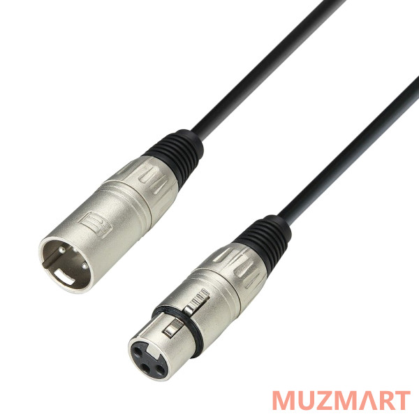 Adam Hall K3 MMF 1000 Микрофонный кабель 3Star XLR(F)-XLR(M) с разъёмами AH