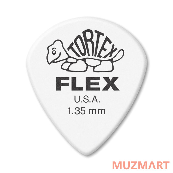 Dunlop 466P135 Tortex Flex Jazz III XL 12Pack Медиаторы