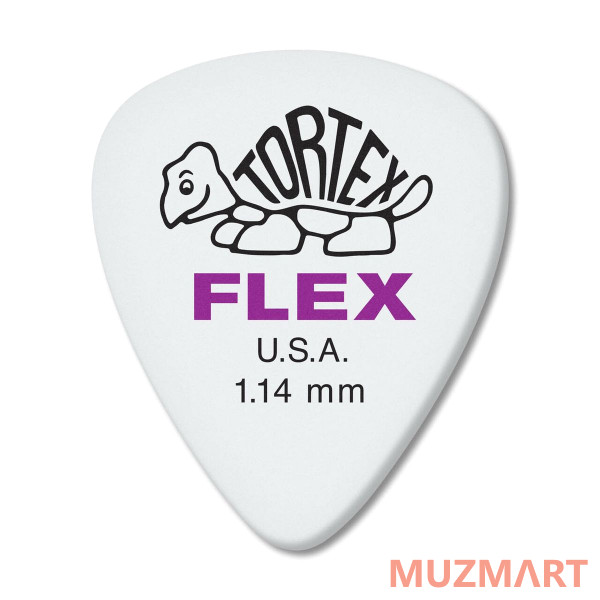 Dunlop 428P114 Tortex Flex Standard 12Pack Медиаторы