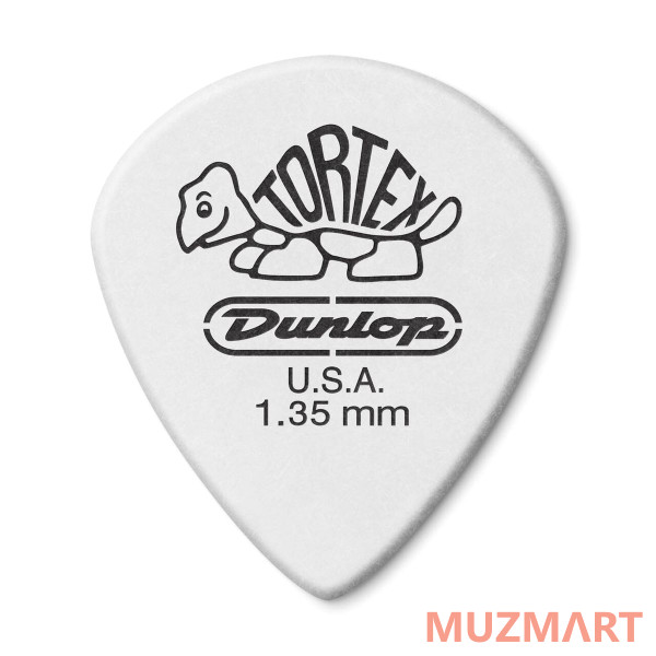 Dunlop 478P135 Tortex White Jazz III 12Pack Медиаторы