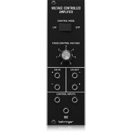 Behringer 902 VOLTAGE CONTROLLED AMPLIFIER модуль синтезатора: VCA, 2 входа/2 выхода с разной полярностью, формат Eurorack