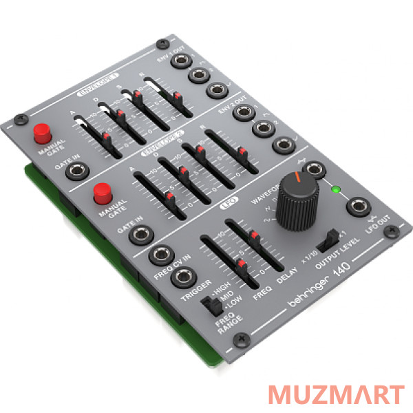 Behringer 140 DUAL ENVELOPE/LFO Аналоговый Dual Envelope/LFO модуль для Eurorack