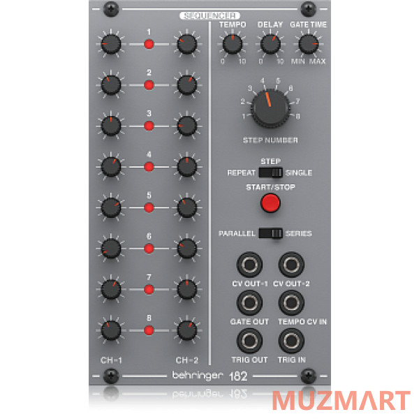 Behringer 182 SEQUENCER Аналоговый SEQUENCER модуль для Eurorack