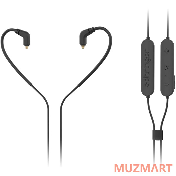 Behringer BT251-BK Сменный кабель с Bluetooth адаптером для наушников вставок с MMCX коннектором