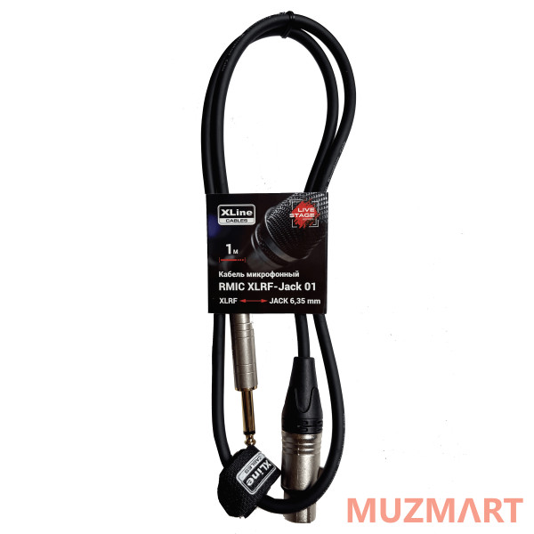 XLine Cables RMIC XLRF-JACK 01 Кабель микрофонный 1 м