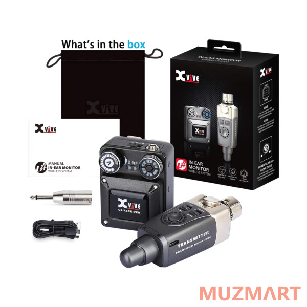 Xvive U4 Wireless In Ear monitor system система персонального мониторинга