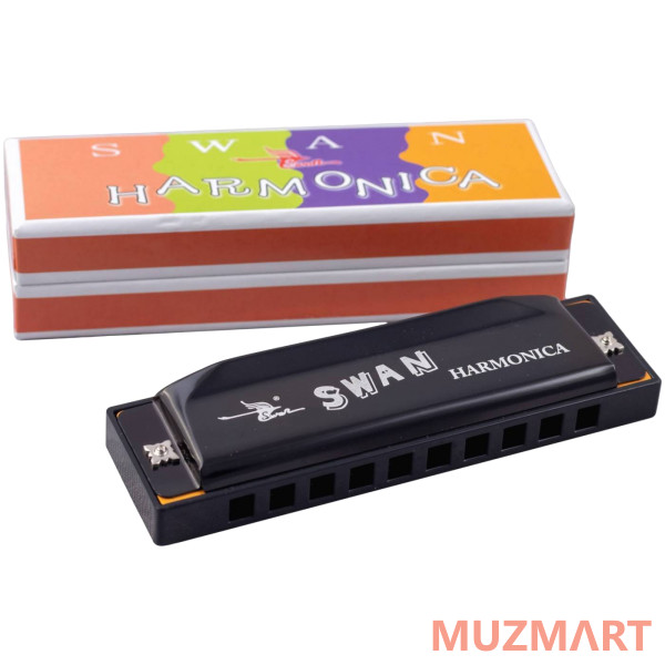 Swan SW1020-4-BK Губная гармоника диатоническая