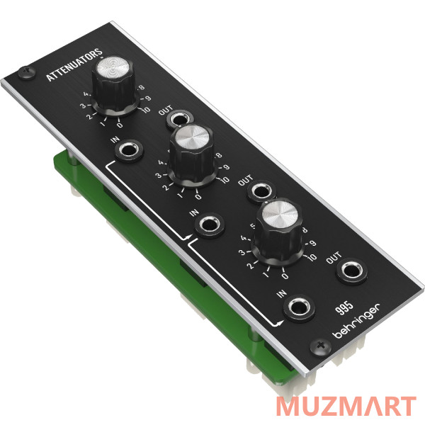 Behringer 995 ATTENUATORS Модуль синтезатора: 3-канальный пассивный аттенюатор, формат Eurorack