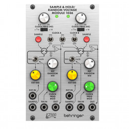 Behringer S&H / RANDOM VOLTAGE 1036 модуль двойного генератора Sample and Hold и случайного напряжения легендарной серии 2500