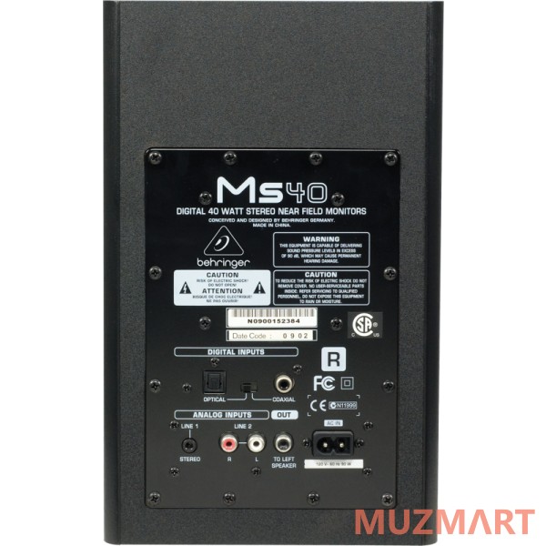 Behringer MS40 Digital Monitor Speakers Акустическая система
