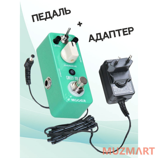 Mooer KIT Green Mile_ACDOO6 Педаль овердрайв с адаптером питания