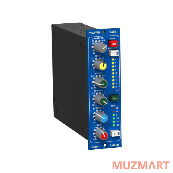 Midas COMPRESSOR LIMITER 522 V2 Компрессор/лимитер с динамическим контролем