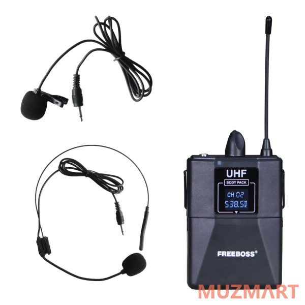 FREEBOSS FB-U400H2 BandA Радиосистема с двумя ручными микрофонами и двумя головными микрофонами