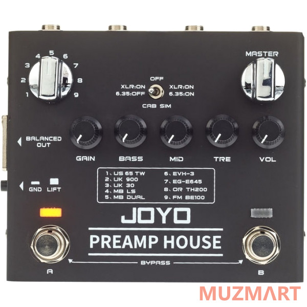 Joyo KIT R-15_ACDOO6 Педаль эффектов с адаптером питания