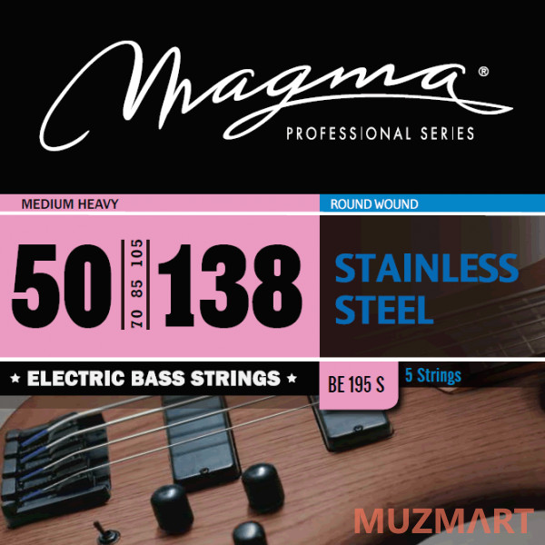 Magma Strings BE195S Струны для 5-струнной бас-гитары Low B 50-138