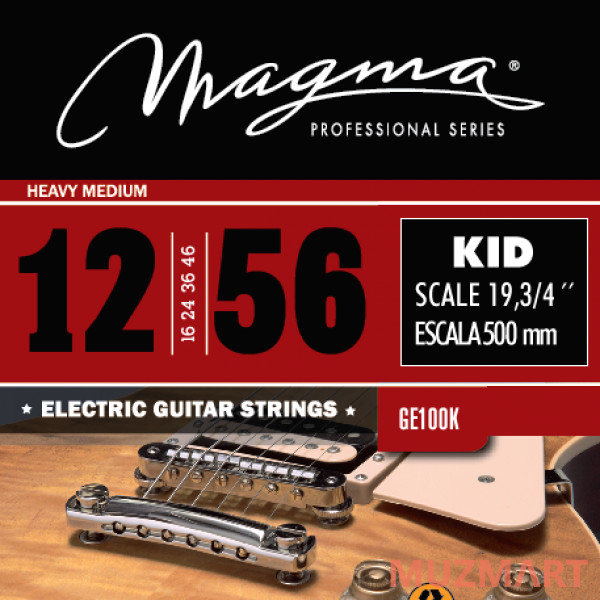 Magma Strings GE100K Струны для короткомензурной электрогитары