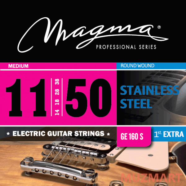 Magma Strings GE160SF Струны с плоской обмоткой для электрогитары (две 3-х струны) 11-50