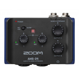 Zoom AMS-24 Аудиоинтерфейс для музыки и стриминга