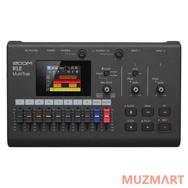 Zoom R12 8-трековый рекордер-портастудия
