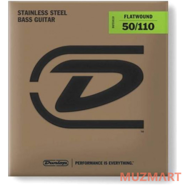Dunlop BASS FLATWND LG SCALE 50/110-4/SET Струны для бас-гитары