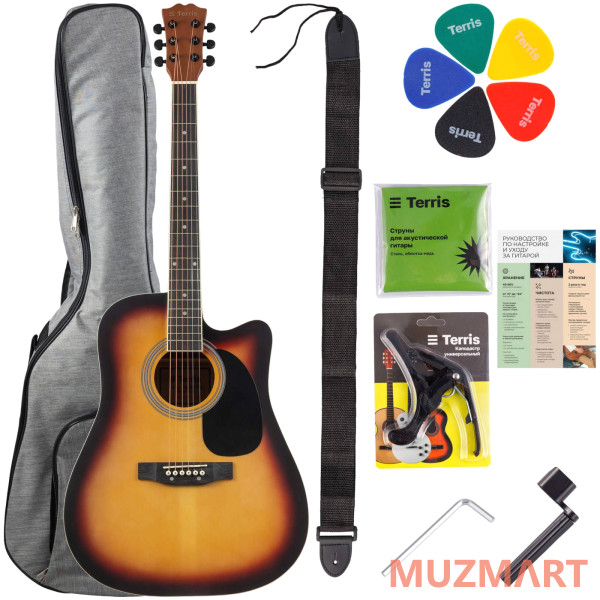 Terris TD-045 SB Starter Pack Гитара акустическая в наборе