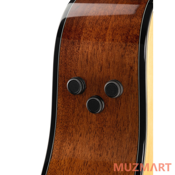 Cort Gold-mini-F-WCASE-NAT Gold Series Электроакустическая гитара уменьшенная, с чехлом
