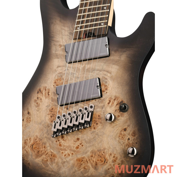 Cort KX507MS-SDB KX Series Электрогитара 7-струнная, мультимензурная