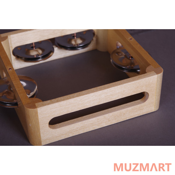 Мастерская Сереброва MS-RZ-TB-02 Тамбурин из массива березы д.15см