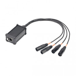Soundking CXA031 DMX кабель, 4хXLR(3p)male - RJ-45