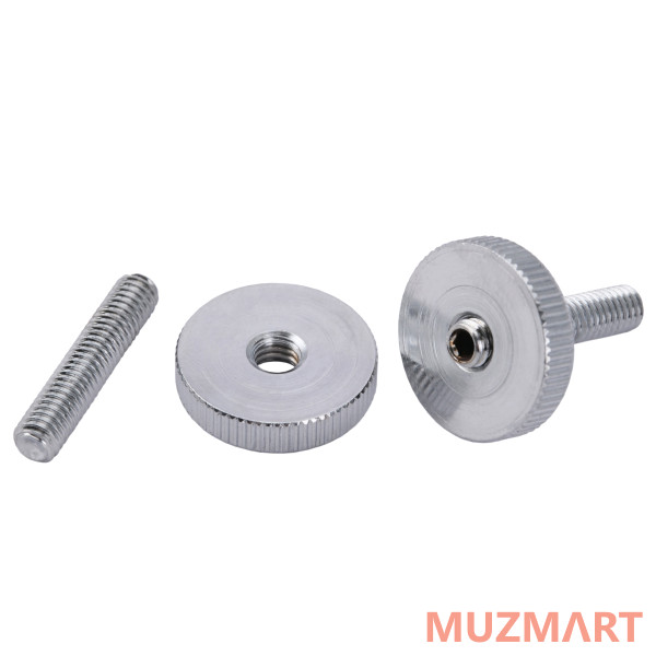 Musiclily MX2210CR Опоры бриджа Tune-O-Matic ABR-1, 2шт, хром
