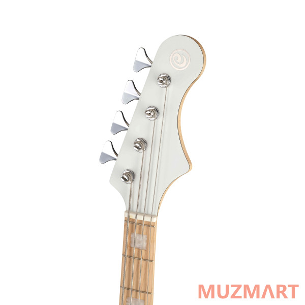 Cort NJS4-WHT Elrick NJS Series Бас-гитара, с чехлом