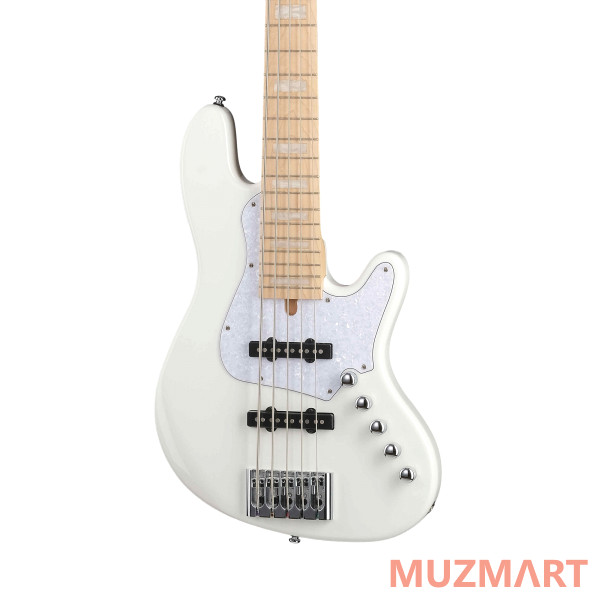 Cort NJS5-WHT Elrick NJS Series Бас-гитара 5-струнная, с чехлом
