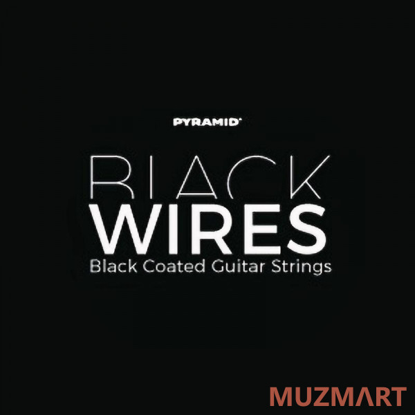 Pyramid BW1076-8 Black Wires Комплект струн для 8-струнной электрогитары