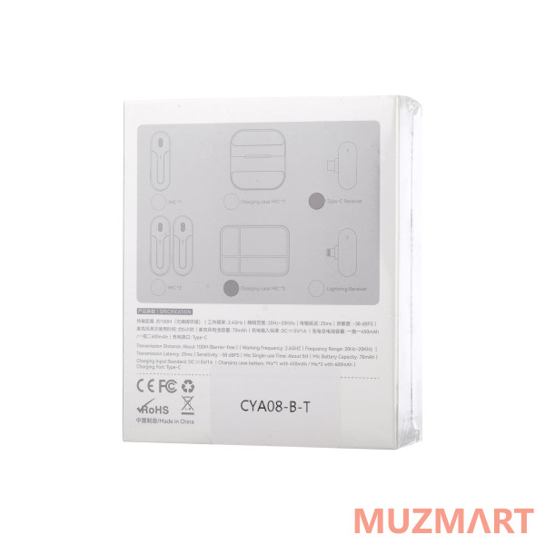 Simple Fly CYA08-B-T Микрофон беспроводной, Type-C