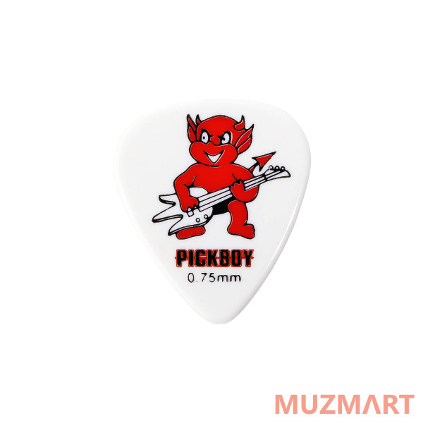 Pickboy GP-211-2/075 Celltex Red Devil Медиаторы 50шт, толщина 0.75мм