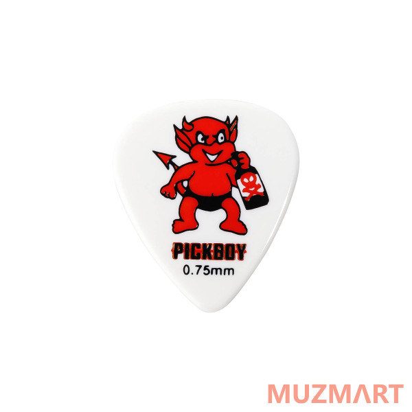 Pickboy GP-211-5/075 Celltex Red Devil Медиаторы 50шт, толщина 0.75мм