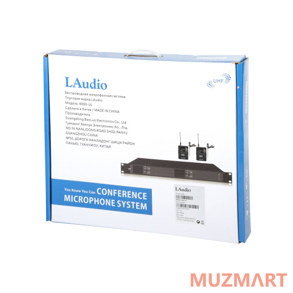 LAudio 6000-UL Беспроводная микрофонная система, 2 петличных микрофона