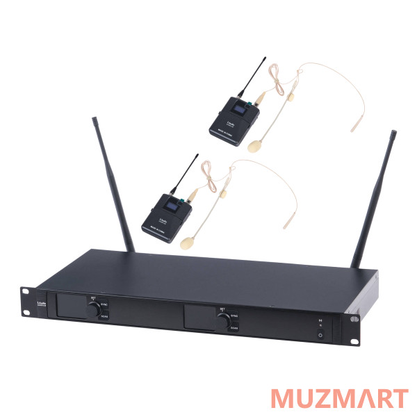 LAudio 6000-US Беспроводная микрофонная система, 2 головных микрофона