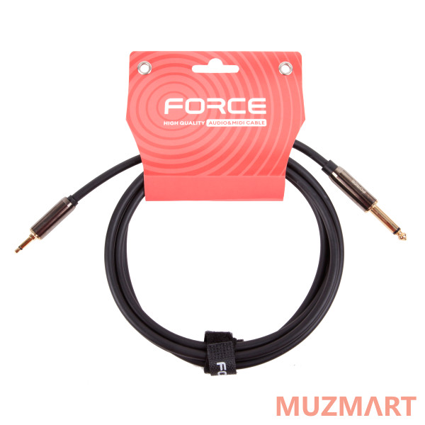 Force FLC-16/2 Аудиокабель моно Jack 1/4 - моно мини jack, 2 метра