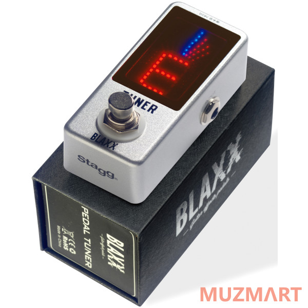 Stagg BX-TUNER гитарный тюнер в виде педали