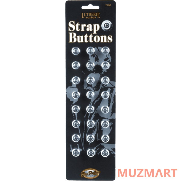 Dunlop 7100SI Strap Buttons 24Pack Крепление "рюмка" для гитарного ремня