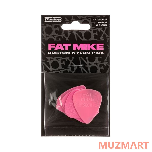 Dunlop 44P060FM Fat Mike Custom Nylon 6Pick Медиаторы