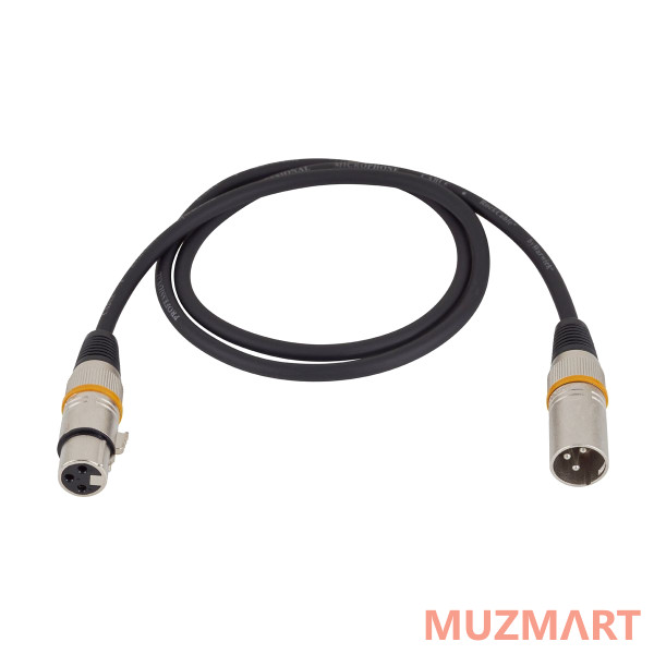 Rockcable RCL 30351 D7 Микрофонный кабель XLR(M) XLR( F) 1 м