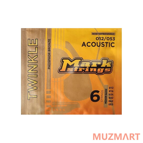 Markbass Twinkle Series DV6TWPB01253AC Струны для акустической гитары