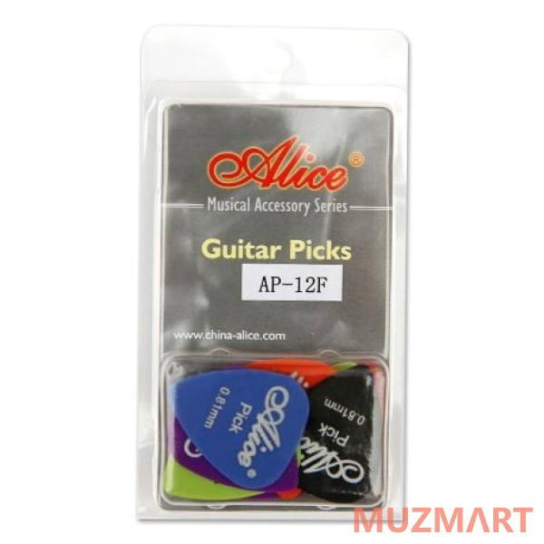 Alice AP-12F Медиаторы нейлон матовый