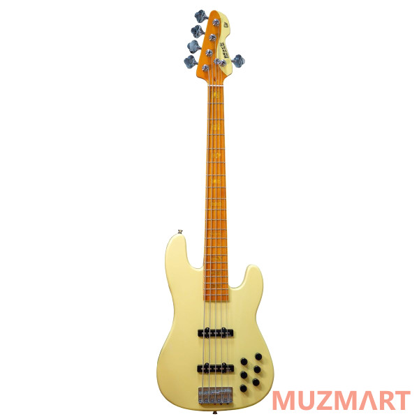 Markbass MB GV 5 Gloxy Val Cream CR MP 5-струнная бас-гитара с чехлом