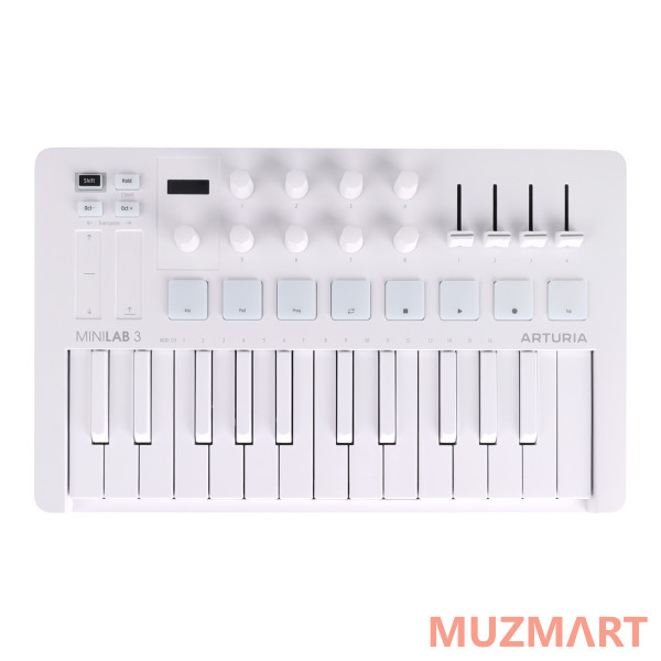Arturia MiniLAB 3 Alpine White MIDI клавиатура