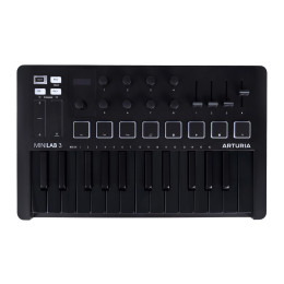 Arturia MiniLAB 3 Deep Black MIDI клавиатура