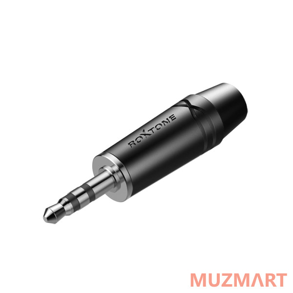 Roxtone RMJ3PP-45-BN Металлический разъем 3,5мм стерео Jack