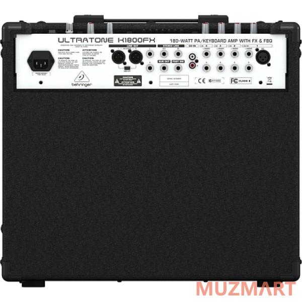 Behringer K1800FX Система звукоусиления для клавишных